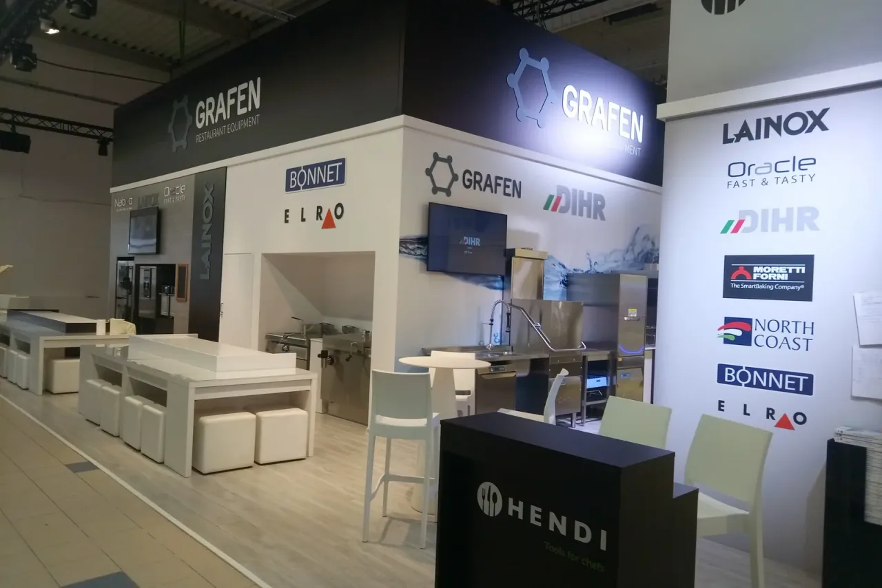 Exhibition stand construction and logistics under one site plan. — ALLEXPO