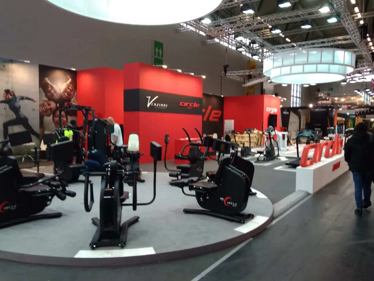 CIRCLE Fitness custom stand — Berlin